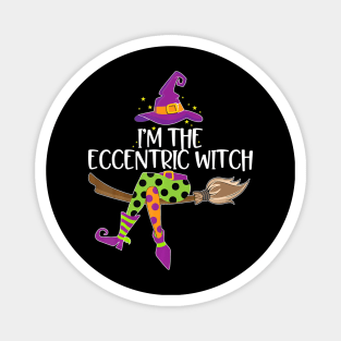 Im He Eccentric Witch  Halloween Matching Costume Magnet